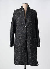 Manteau long noir KAKIE pour femme seconde vue