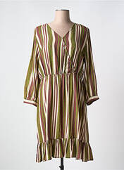 Robe mi-longue marron CHRISTY pour femme seconde vue