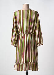 Robe mi-longue marron CHRISTY pour femme seconde vue