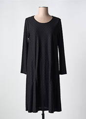 Robe mi-longue noir G!OZE pour femme seconde vue
