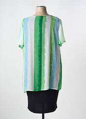 Robe mi-longue vert ZHENZI pour femme seconde vue