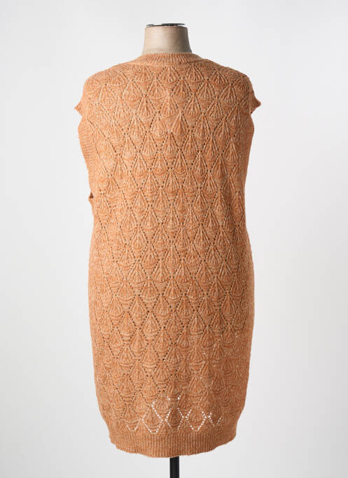 Gilet sans manche beige ZHENZI femme