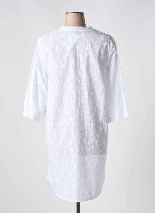 Robe mi-longue blanc BELTY pour femme