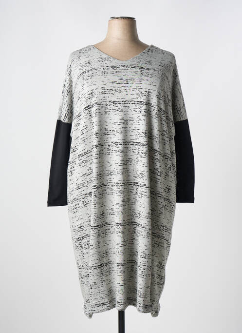 Robe pull gris KOKOMARINA pour femme