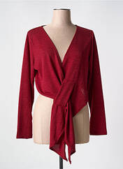 Boléro rouge G!OZE pour femme seconde vue