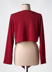 Boléro rouge G!OZE pour femme seconde vue