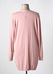 Gilet manches longues rose ZHENZI pour femme seconde vue