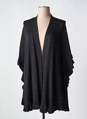 Poncho noir ZHENZI pour femme seconde vue