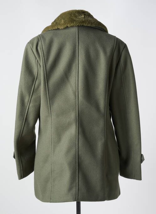 Manteau long vert CHRISTY pour femme