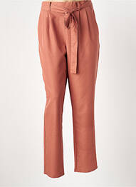 Pantalon droit taille élastique orange DIANE LAURY femme
