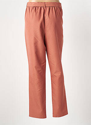 Pantalon droit taille élastique orange DIANE LAURY femme