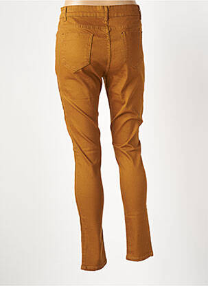 Pantalon slim poches marron CHRISTY femme