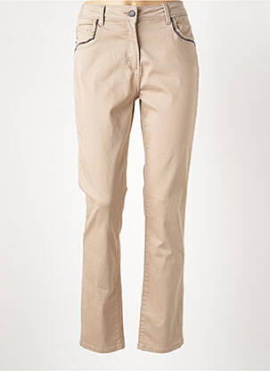 Pantalon slim poches beige DIANE LAURY femme
