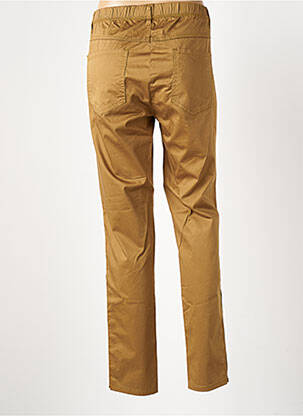 Pantalon slim taille élastique beige ZHENZI femme