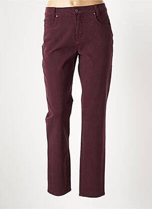 Pantalon slim poches violet LIEBLINGS JEANS femme