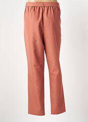 Pantalon droit orange DIANE LAURY pour femme seconde vue