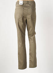 Pantalon droit vert ZHENZI pour femme seconde vue