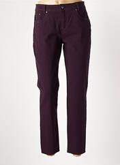 Pantalon droit violet ANNA MONTANA pour femme seconde vue