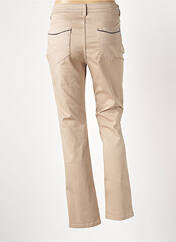 Pantalon slim beige DIANE LAURY pour femme seconde vue