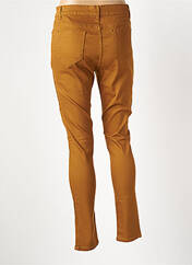 Pantalon slim marron CHRISTY pour femme seconde vue