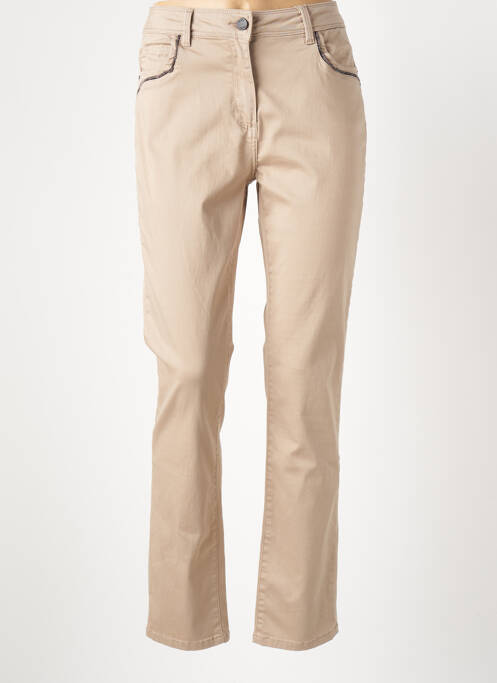 Pantalon slim poches beige DIANE LAURY femme