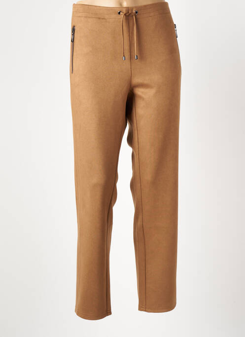 Pantalon droit beige BARBARA LEBEK pour femme