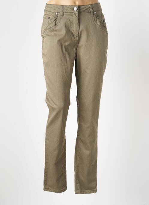 Pantalon droit vert ZHENZI pour femme