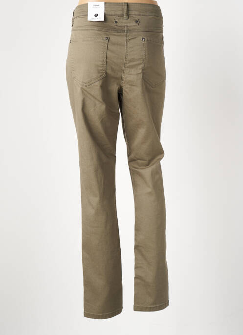 Pantalon droit vert ZHENZI pour femme