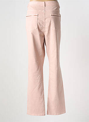 Pantalon droit stretch taille normale rose DIANE LAURY femme