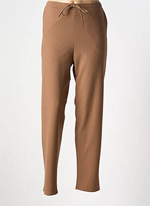 Pantalon slim taille élastique taille haute gris KAKIE femme