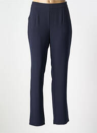 Pantalon chino poches taille haute bleu DIANE LAURY femme