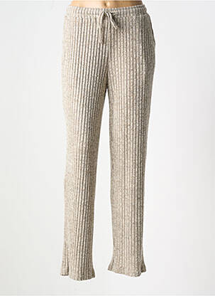 Jogging slim taille normale beige ZHENZI femme