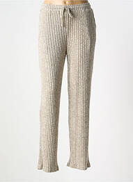 Jogging slim taille normale beige ZHENZI femme