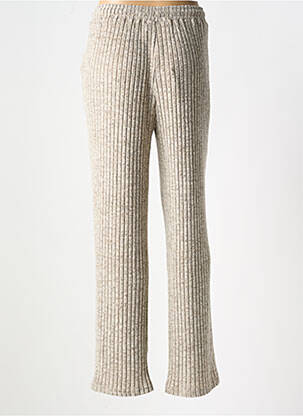 Jogging slim taille normale beige ZHENZI femme