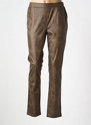 Jegging tissage suedine taille normale marron DIANE LAURY femme