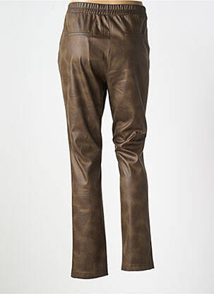 Jegging tissage suedine taille normale marron DIANE LAURY femme