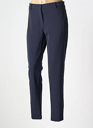Pantalon slim stretch taille normale bleu ANNA MONTANA femme