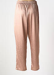 Pantalon droit rose CHRISTY pour femme seconde vue