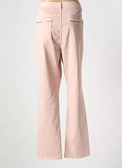 Pantalon droit rose DIANE LAURY pour femme seconde vue