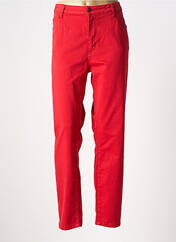 Pantalon slim rouge SPG WOMAN pour femme seconde vue
