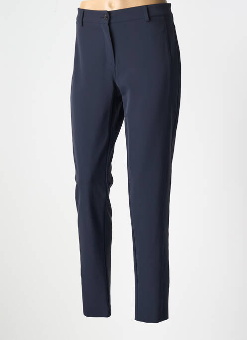 Pantalon slim stretch taille normale bleu ANNA MONTANA femme