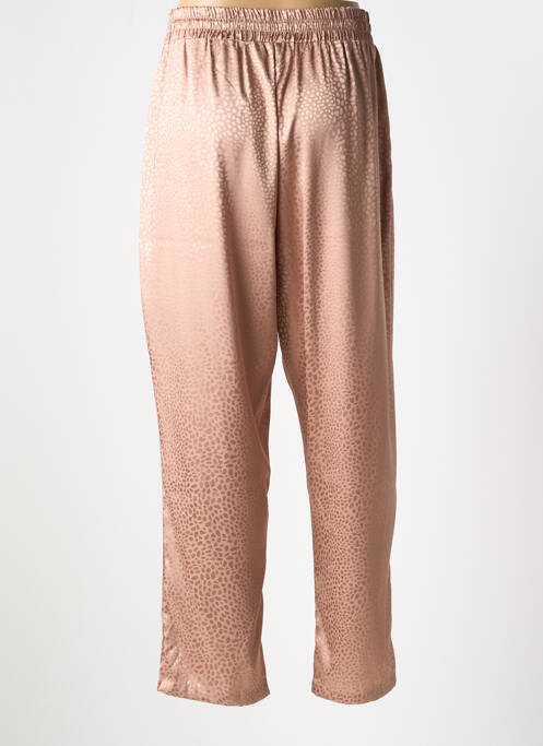Pantalon droit rose CHRISTY pour femme
