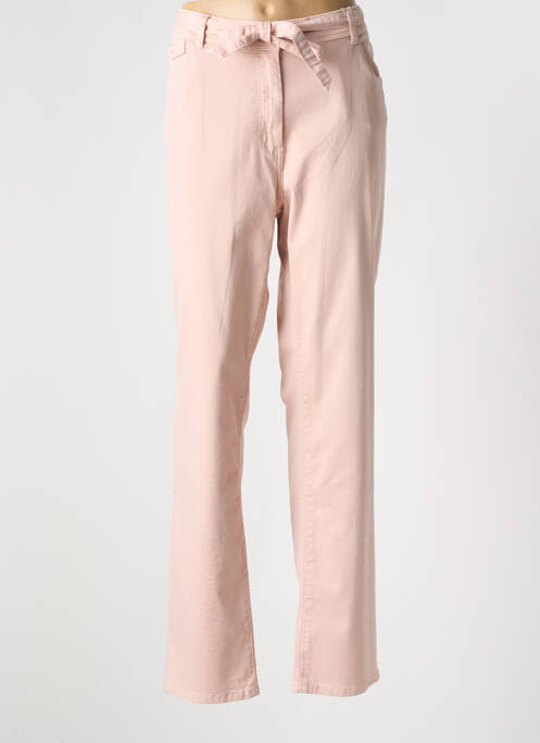 Pantalon droit rose DIANE LAURY pour femme