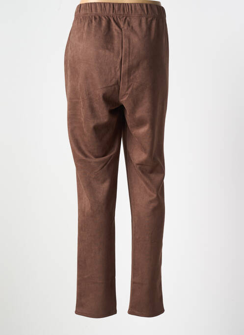 Pantalon slim marron ZHENZI femme