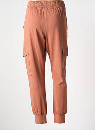 Pantalon cargo poches taille normale marron KAFFE femme