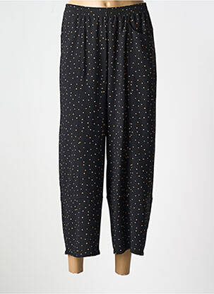 Pantalon 7/8 stretch taille normale noir G!OZE femme
