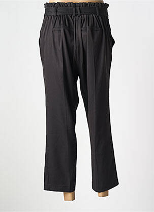 Pantalon 7/8 stretch taille normale noir ZHENZI femme