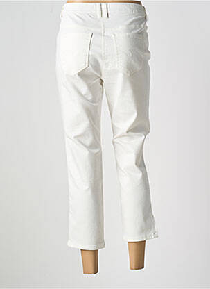 Pantalon 7/8 stretch taille normale blanc BARBARA LEBEK femme