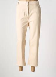 Pantalon 7/8 stretch taille normale beige DIANE LAURY femme