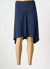 Jupe mi-longue bleu ZHENZI pour femme seconde vue